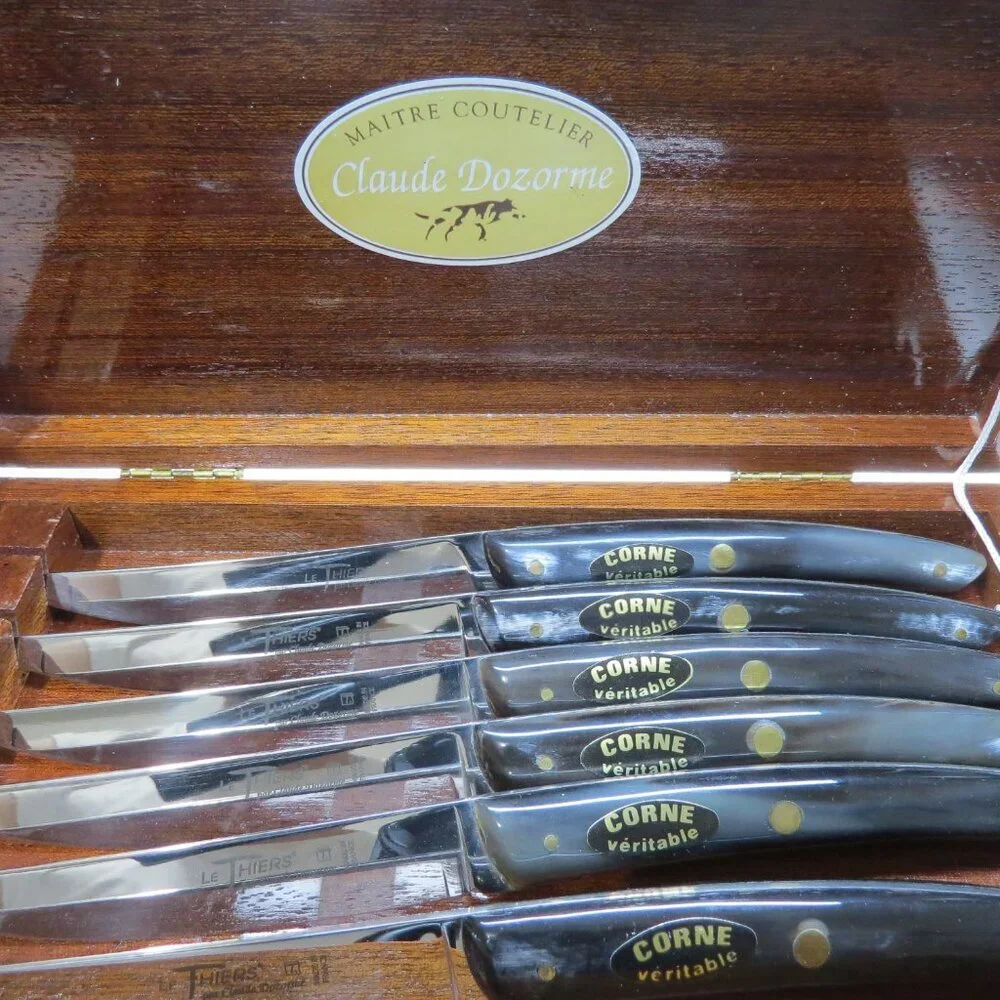 Rare pieces Laguiole steak knife by Claude Dozorme